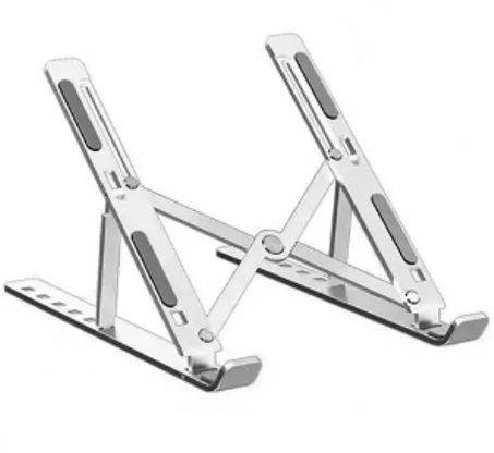 Support pour PC portable Laptop stand en Aluminium : Travaillez confortablement où que vous soyez