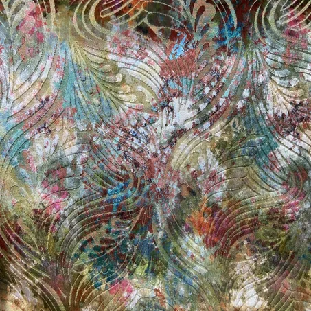 Velours digital taupe