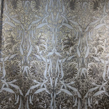 Brocart de soie fleur