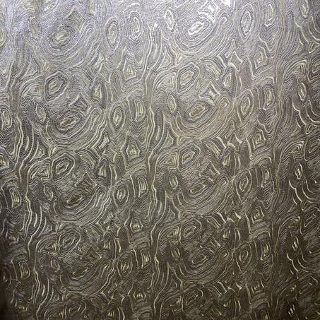 Velours brodé vague