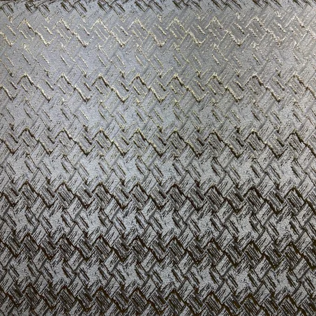 Brocart taupe carreaux