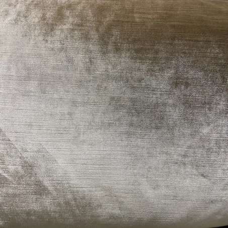 Velours uni plain taupe