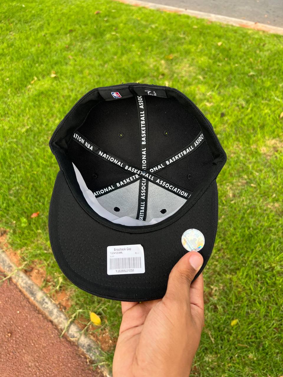 Golden State Warriors New Era White Logo 59FIFTY Fitted Hat - Black