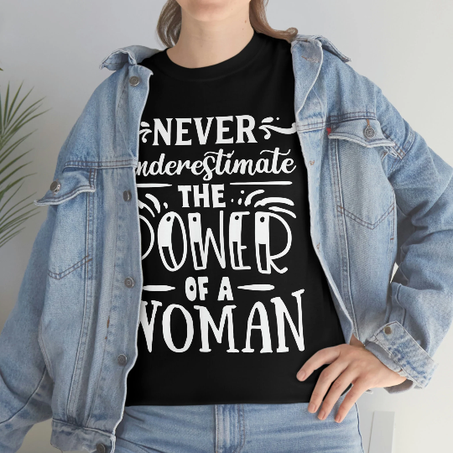 Unisex Heavy Cotton Tee For Strong Women