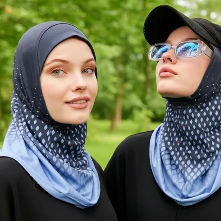 حجاب رياضي + قبعة رياضية مميزة