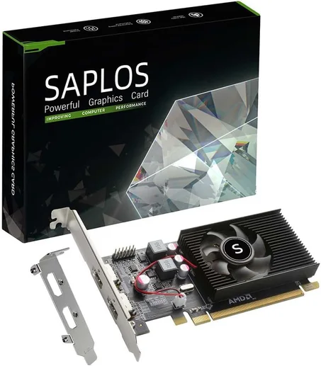 Tarjeta gráfica Radeon HD 6570, dual HDMI, 1G GDDR3 de 64 bits, tarjetas de video PC, perfil bajo, GPU de computadora, PCI Express x 16, 60 W de baja potencia, Plug & Play, DirectX 11
