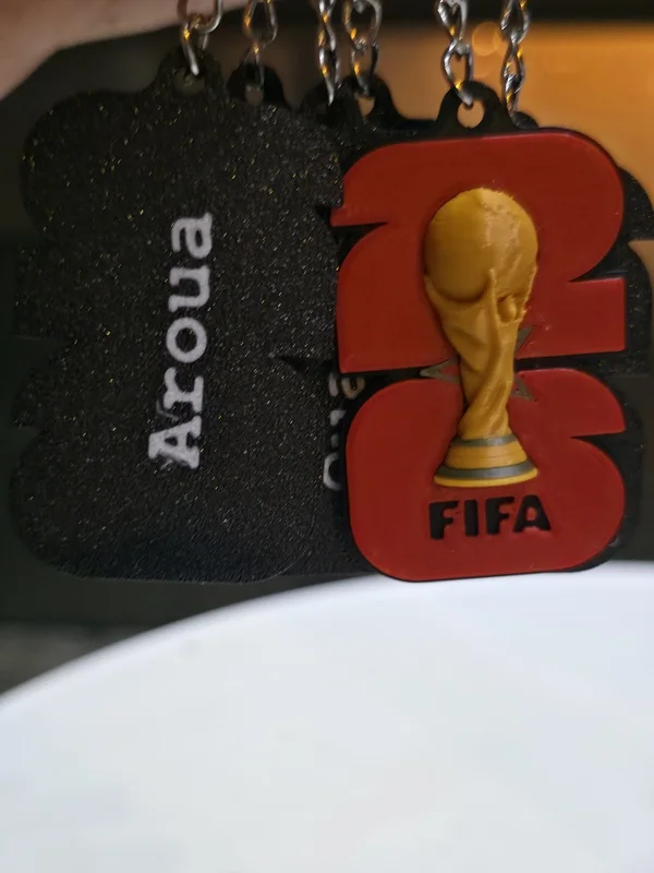 Porte-clé Drapeau Maroc Coupe du Monde 2026