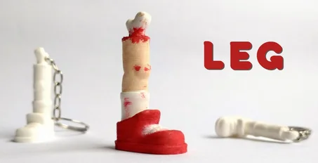 Porte-clé Pied Zombie