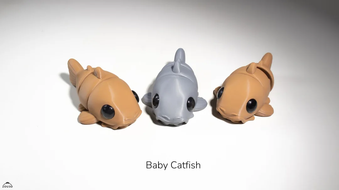 Mini Poisson-chat (Siluriforme) Articulé