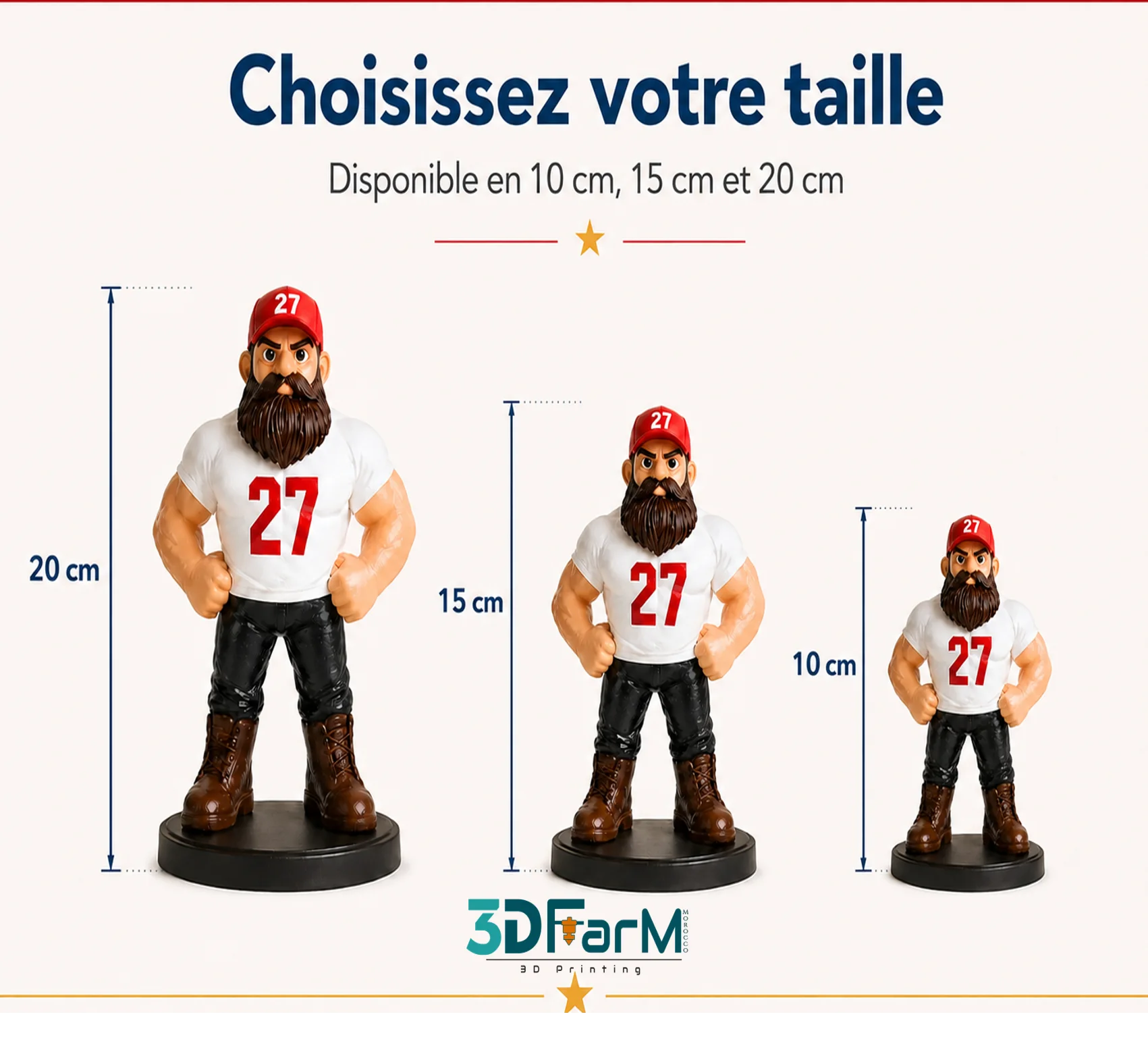 Figurine Personnalisée Style Cartoon