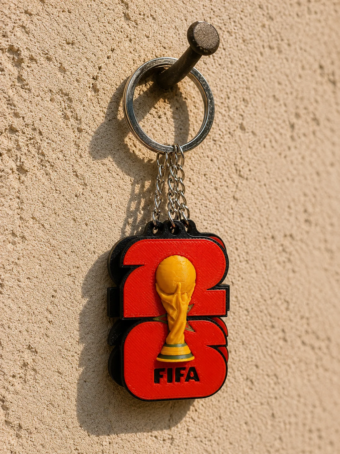 Porte-clé Drapeau Maroc Coupe du Monde 2026