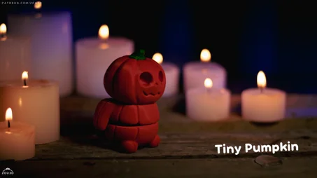 Mini Citrouille Articulée