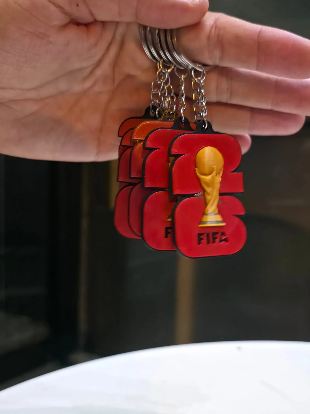 Porte-clé Drapeau Maroc Coupe du Monde 2026