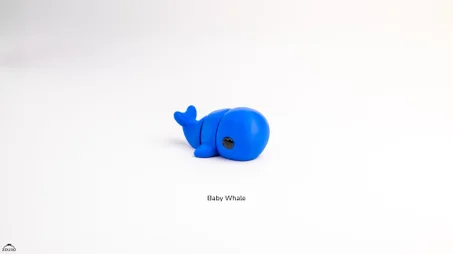 Mini Baleine Bleue Articulée