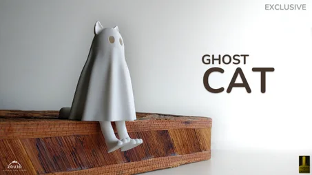 Chat Fantôme Articulé