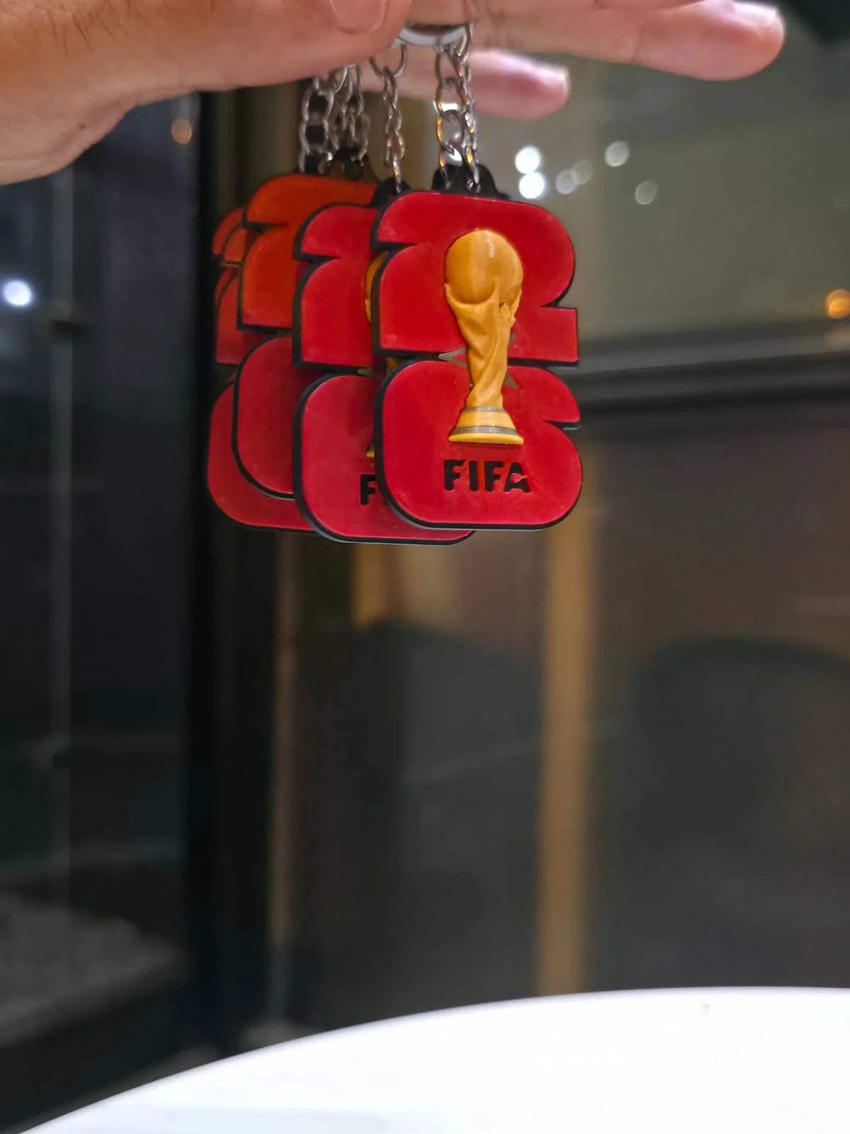 Porte-clé Drapeau Maroc Coupe du Monde 2026