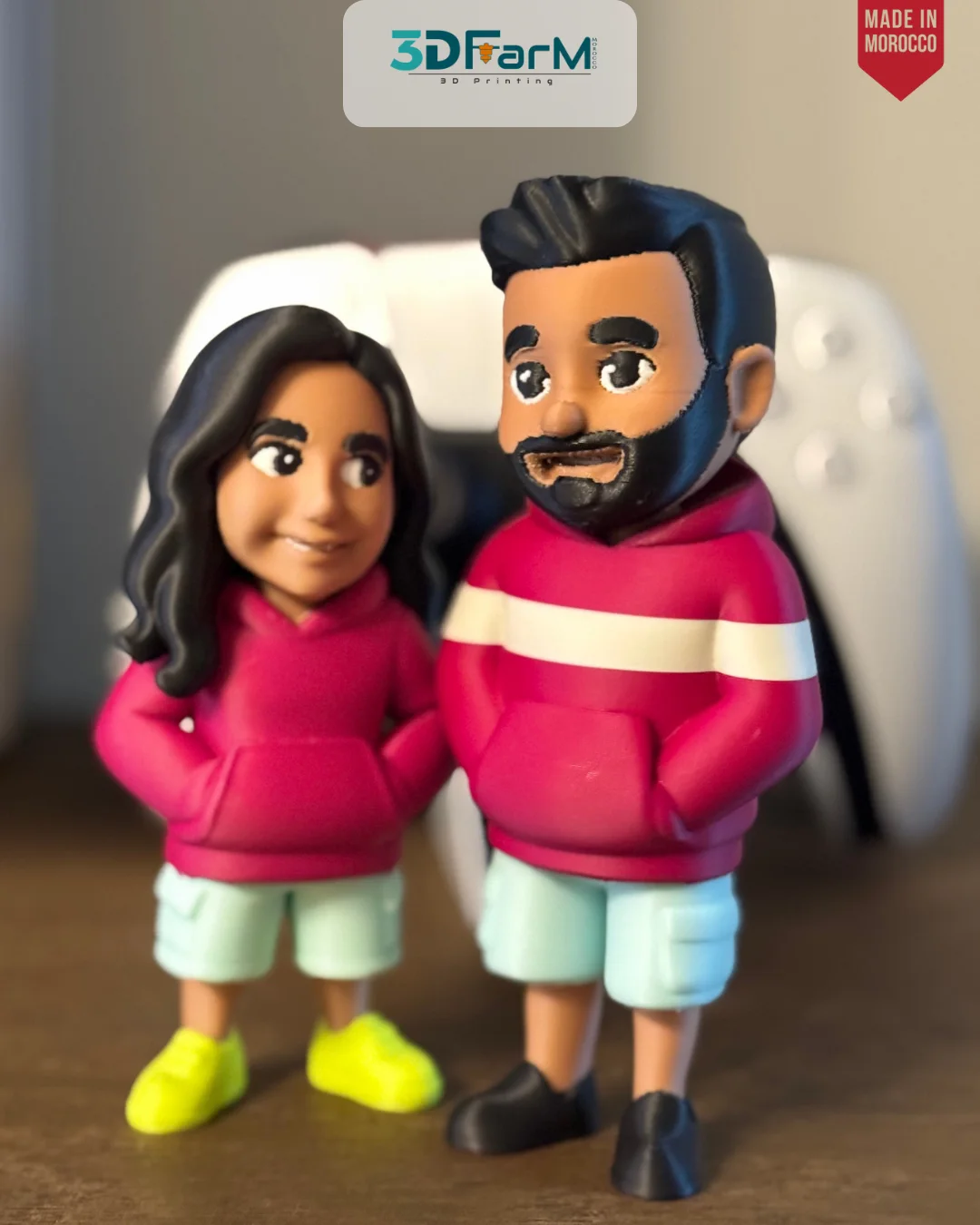 Figurine Personnalisée Style Cartoon