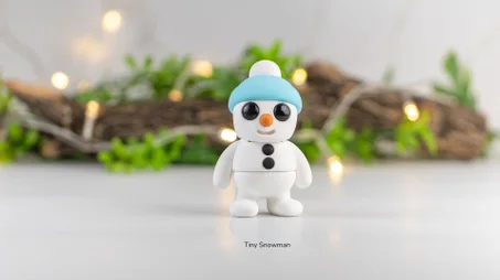 Mini Bonhomme de Neige Articulé
