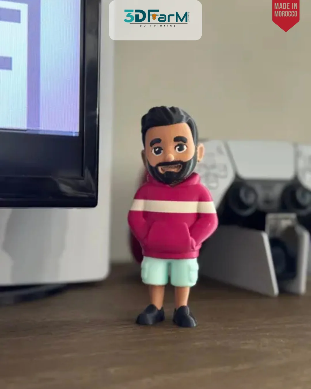 Figurine Personnalisée Style Cartoon