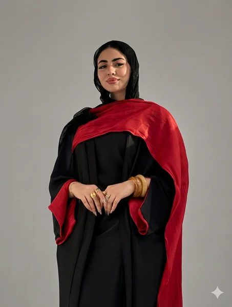 Abaya Rose Anova avec Kimono
