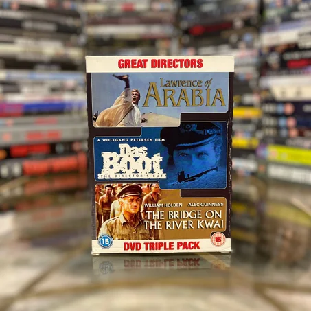 Lawrence of Arabia / The Bridge on the River Kwai / Das Boot | 3-MOVIES DVD BOX SET
