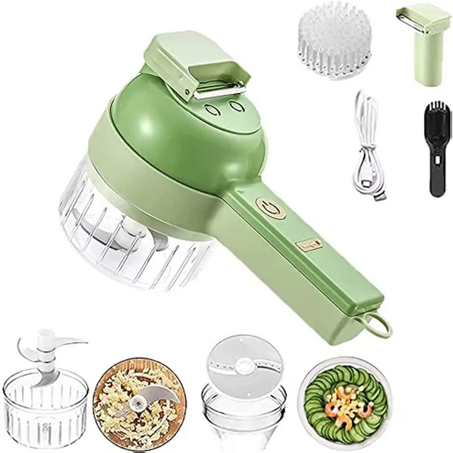قطاعة خضروات كهربائية 4 في 1     ( Electric Vegetable Cutter 4 in-1)