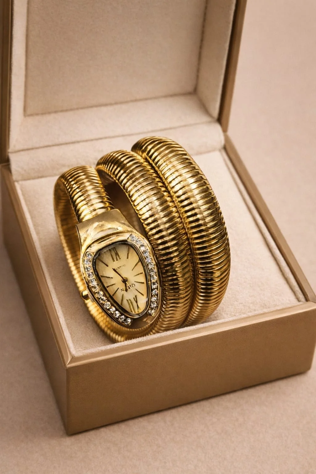 Diva Serpenta Gold Watch