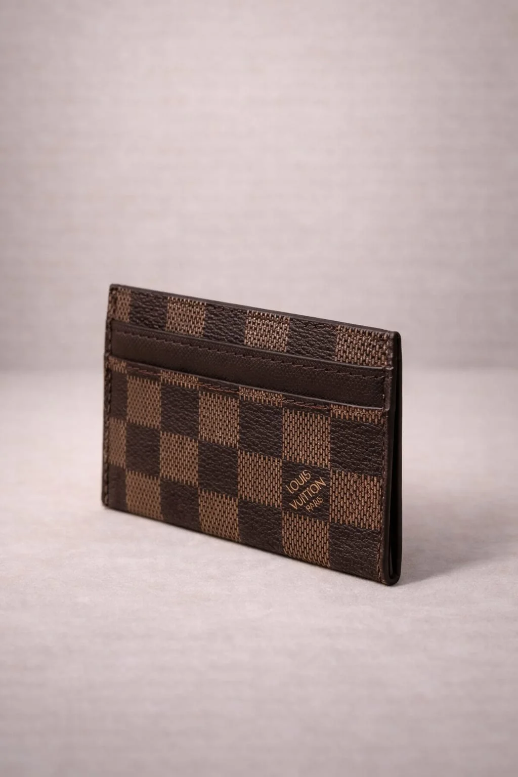 Porte-cartes Style Damier Compact