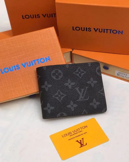 LV Wallet Homme Noir Slim