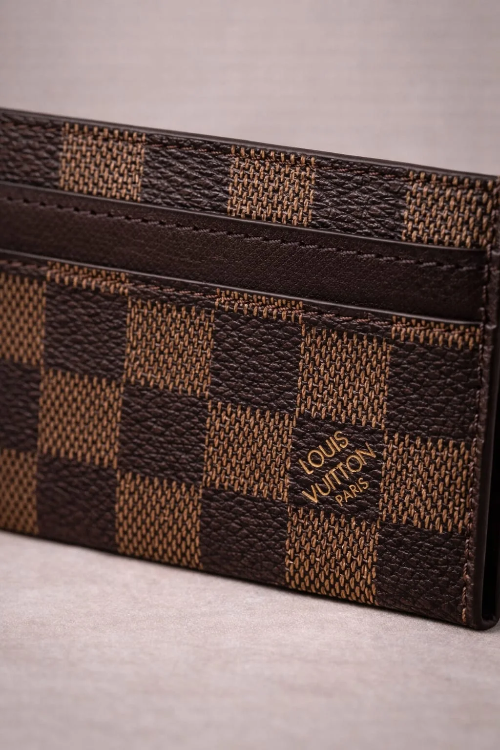 Porte-cartes Style Damier Compact