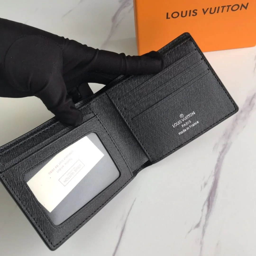 LV Wallet Homme Noir Slim