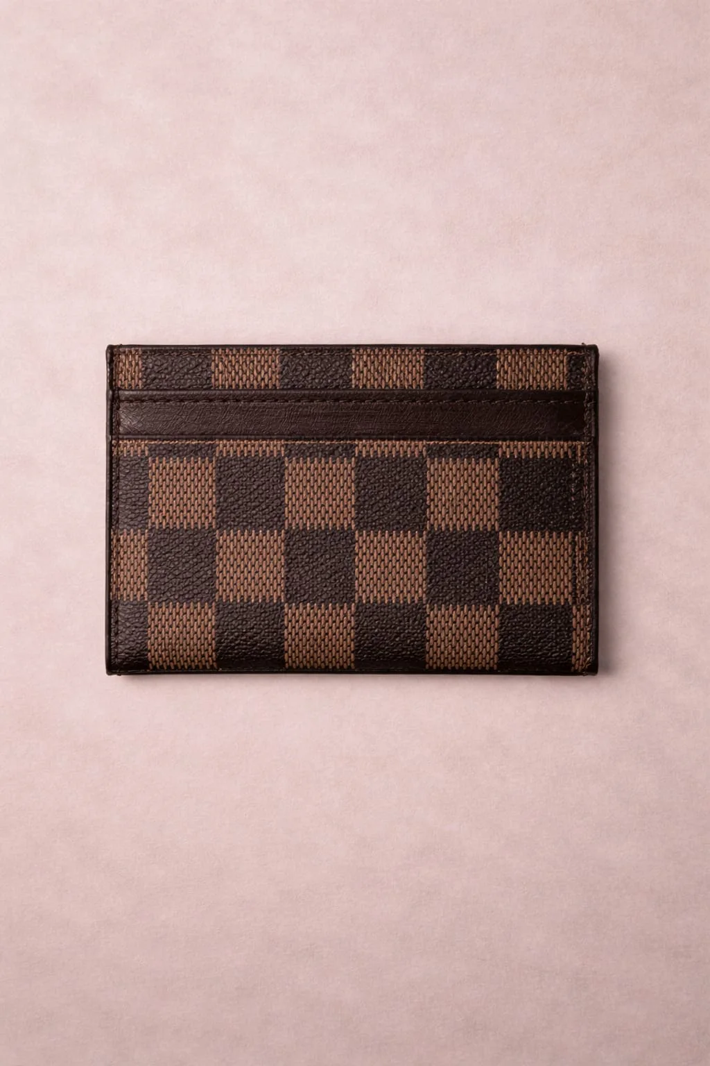 Porte-cartes Style Damier Compact