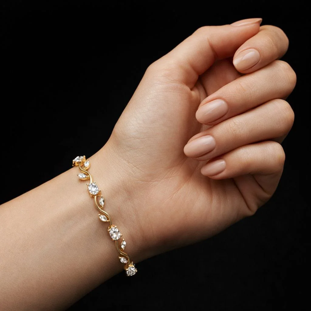 Bracelet Tulipe Bracelet Élégant Femme