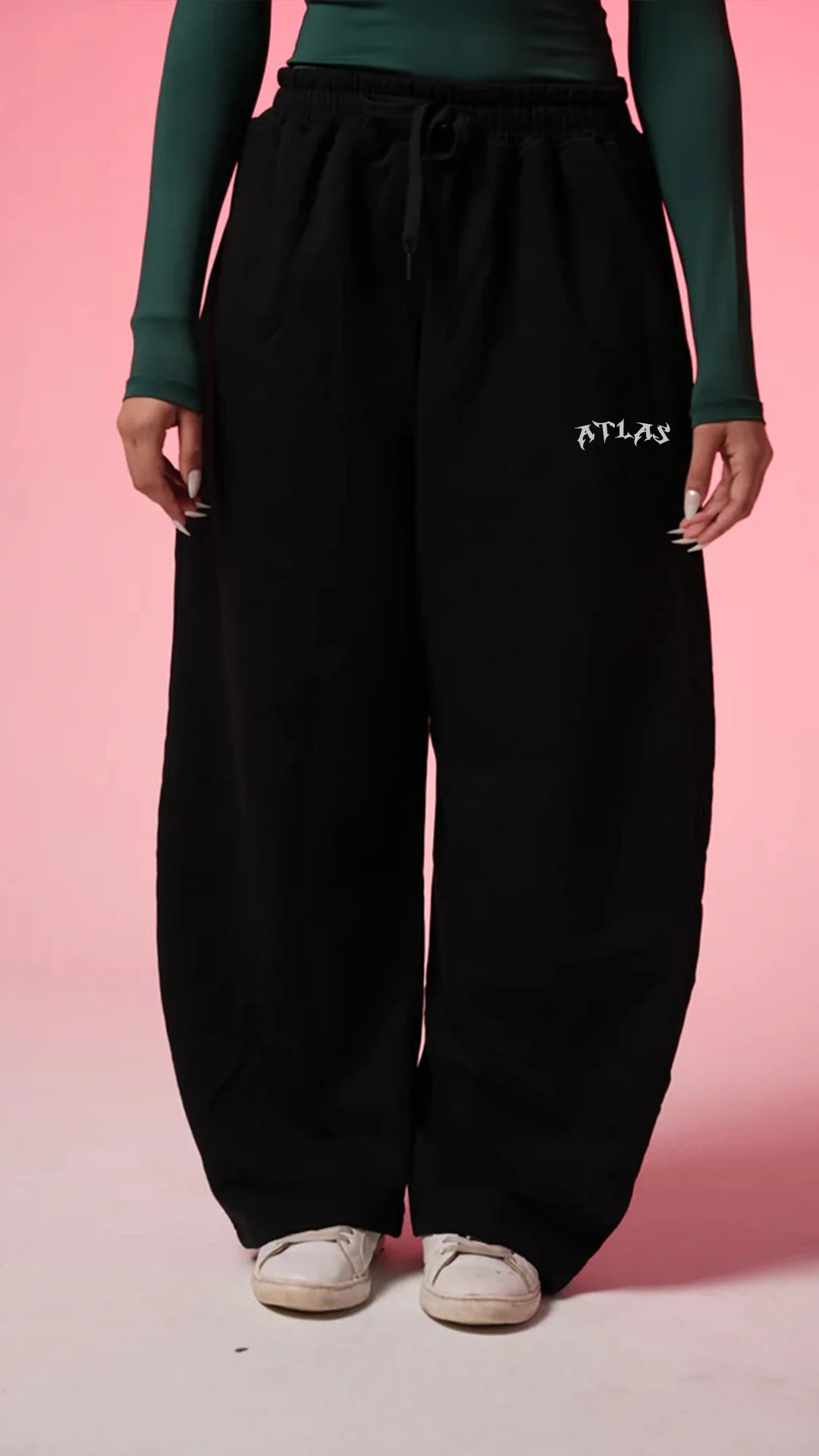 Black basic pants