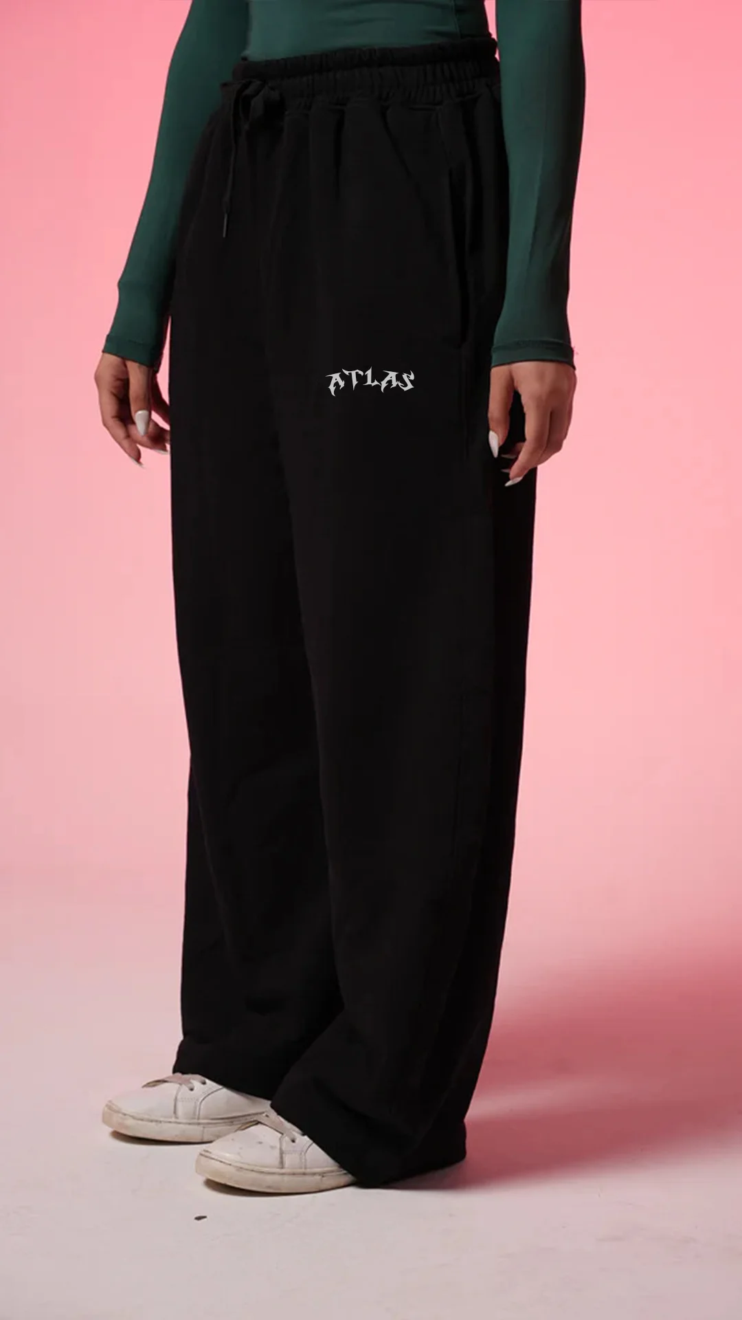 Black basic pants