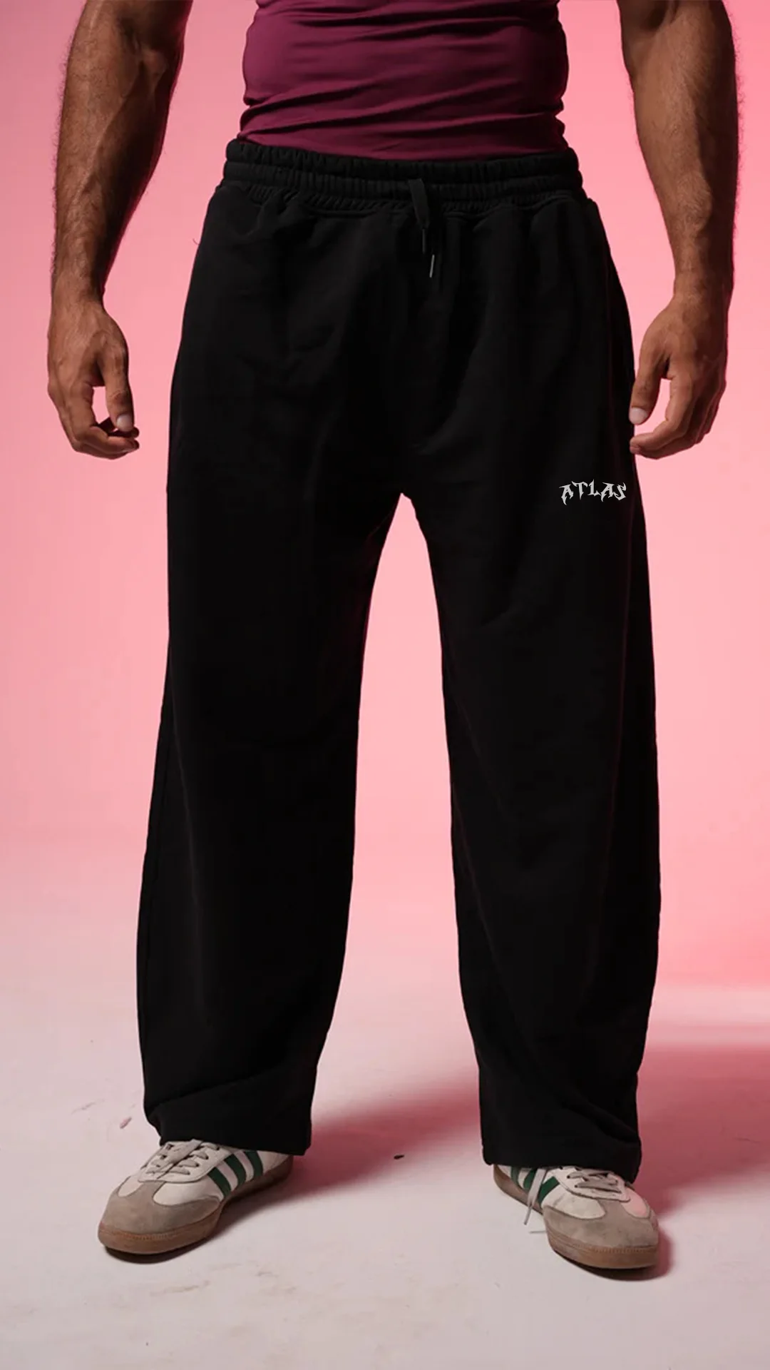 Black basic pants