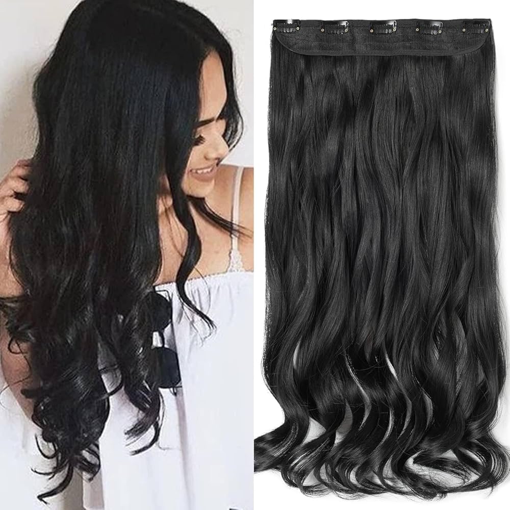 100% Natural Human Hair Extensions Clip