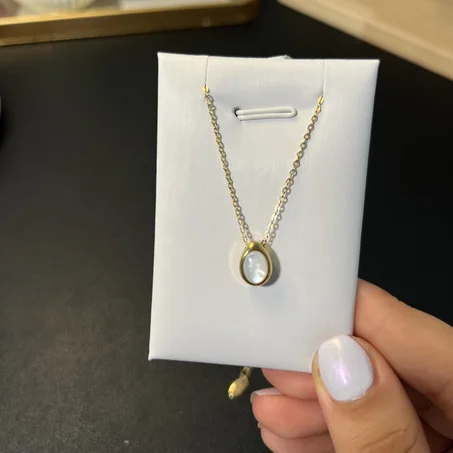 Collier soft blanc