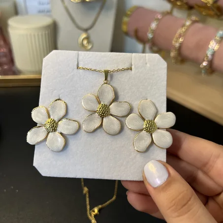 Ensemble fleur de Lin