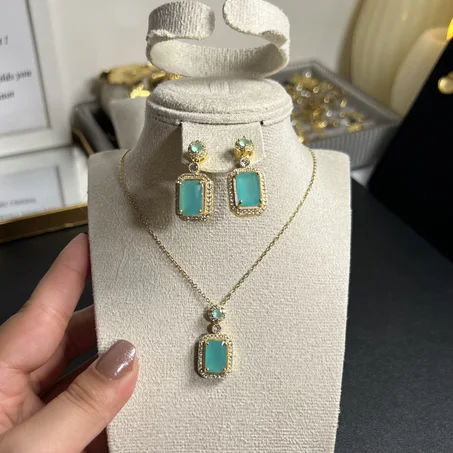 Parure Turquoise Royale | 2 Pièces