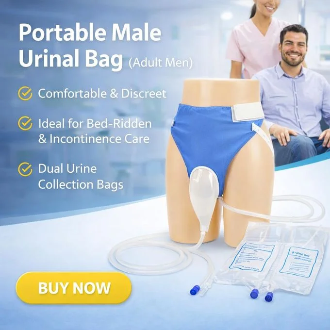 Poche à urine portableحقيبة تجميع البول بتصميم مريح