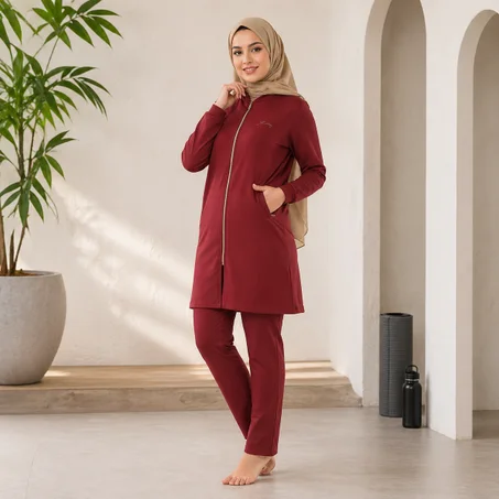 17325  بدلة رياضية طويلة نسائية صناعة تركية