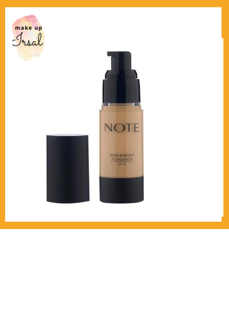 FOND DE TEINT DETOX AND PROTECT SPF 15 NOTE COSMETICS 05 Honey Beige