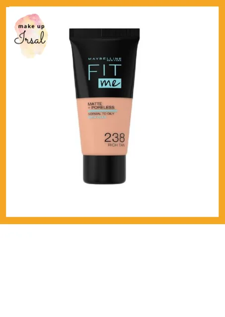 Maybelline New York Fit Me Matte & Poreless Fond de Teint 238 - Rich Tan
