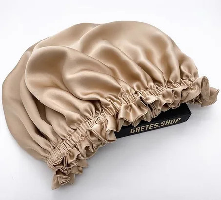 Bonnet de cheveux beige بونيه الشعر