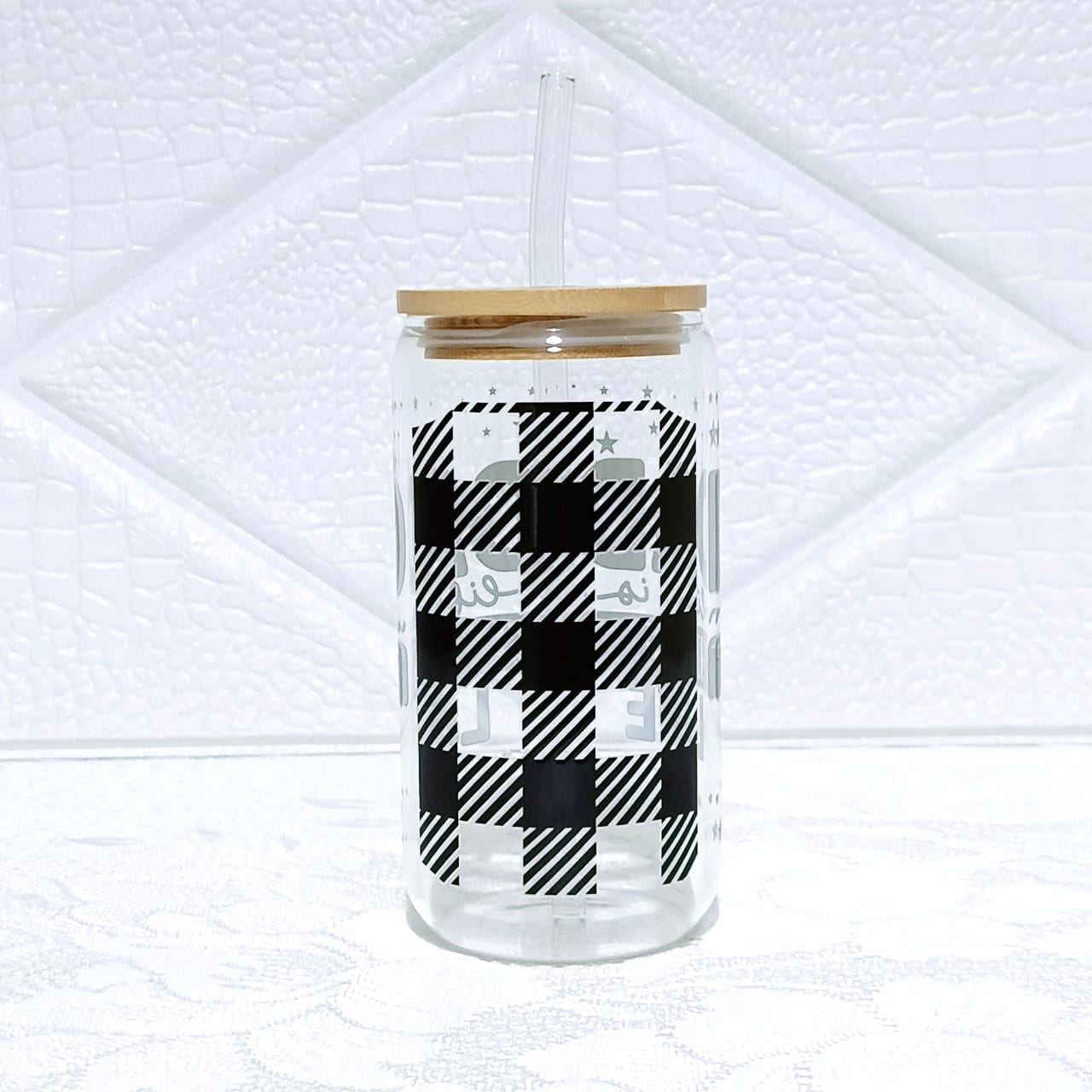Dad Life Is The Best Life Glass Can 455 ml