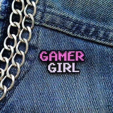 Gamer Girl Pin
