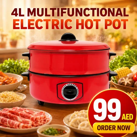 4L Multifunctional Electric Hot Pot