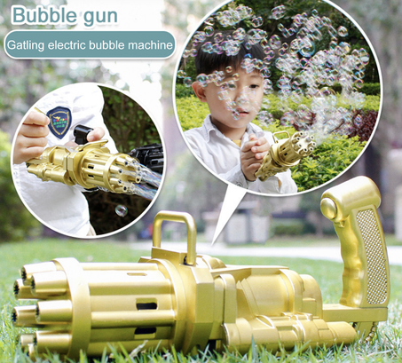 رشاش الفقاعات الالكتروني للأطفال