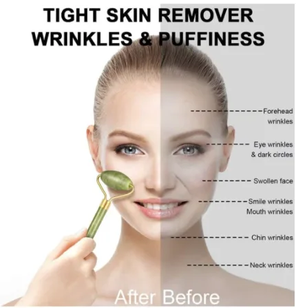 مدلك للوجه مصنوع من الكوارتز الوردي